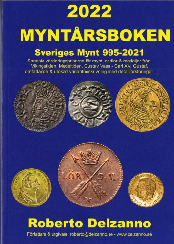 2022 MYNTARSBOKEN. Sveriges Mynt 995-2021