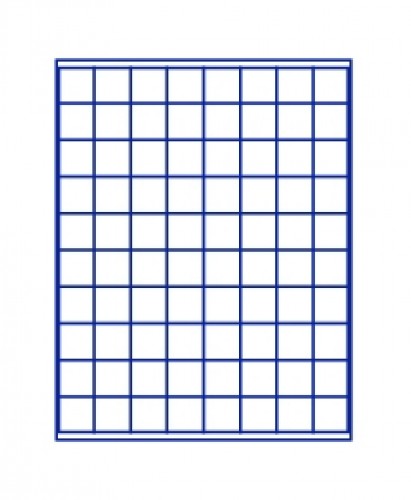 Münzenbox Marineblau (quadratische Vertiefungen) 24 mm Ø