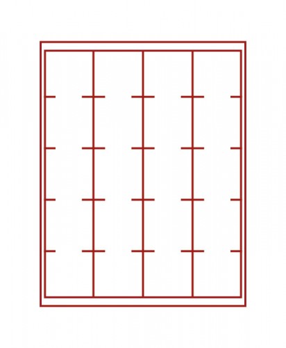 Münzenbox (quadratische Vertiefungen) 51 mm Ø
