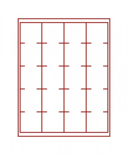 Münzenbox (quadratische Vertiefungen) 51 mm Ø