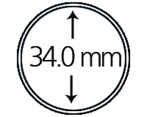 Münzendosen (Münzkapseln) 34 mm