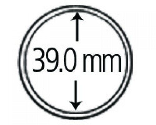 Münzendosen (Münzkapseln) 39 mm