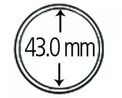 Münzendosen (Münzkapseln) 43 mm