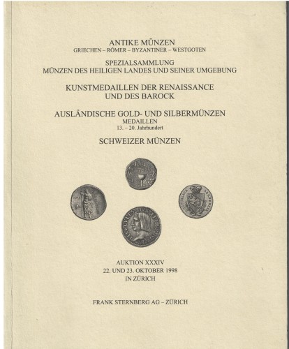 Auktion XXXIV Frank Sternberg AG 1998 (antiquarisch)