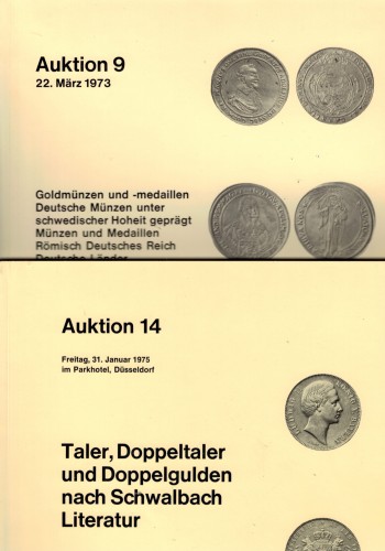 Auktionskataloge - Auktion 9 und 14 Galerie des Monnaies GmbH Düsseldorf