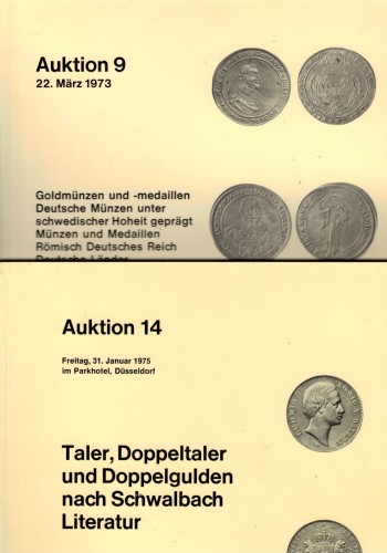 Auktionskataloge - Auktion 9 und 14 Galerie des Monnaies GmbH Düsseldorf