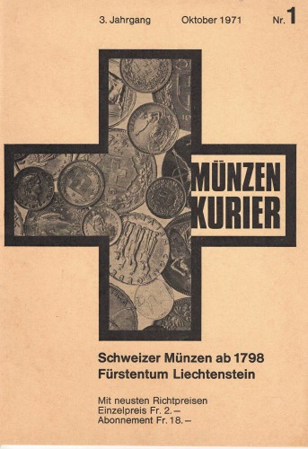 MÜNZEN KURIER Oktober 1971 (antiquarisch)