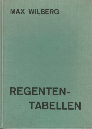 Regenten-Tabellen (antiquarisch)