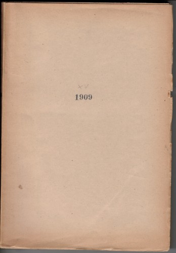Revue Suisse de Numismatique 1909 (antiquarisch)