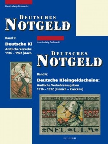 Deutsches Notgeld Band 5+6, Deutsche Kleingeldscheine 1916-1922