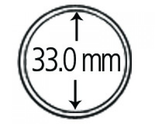 Münzendosen (Münzkapseln) 33 mm