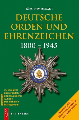 Deutsche Orden und Ehrenzeichen 1800-1945