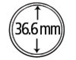 Münzendosen (Münzkapseln) 36.6 mm