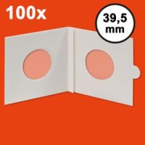 Münzenrähmchen für Münzen bis 39.5 mm Ø, selbstklebend, 100er Packung