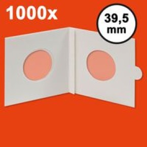 Münzenrähmchen für Münzen bis 39.5 mm Ø, selbstklebend, 1000er Packung