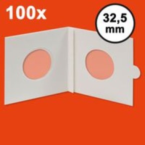 Münzenrähmchen für Münzen bis 32.5 mm Ø, selbstklebend, 100er Packung